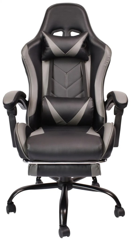 RESIGILAT- Scaun gaming, funcție recliner, suport picioare, SIG LD002, Negru/Gri