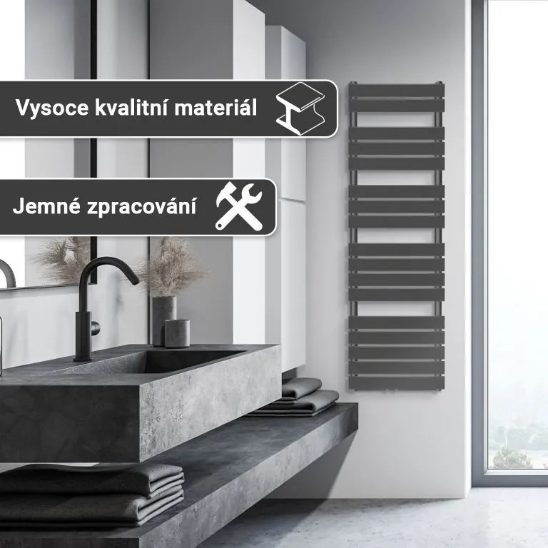 AQUAMARIN Radiator vertical pentru baie, 1600 x 500 mm