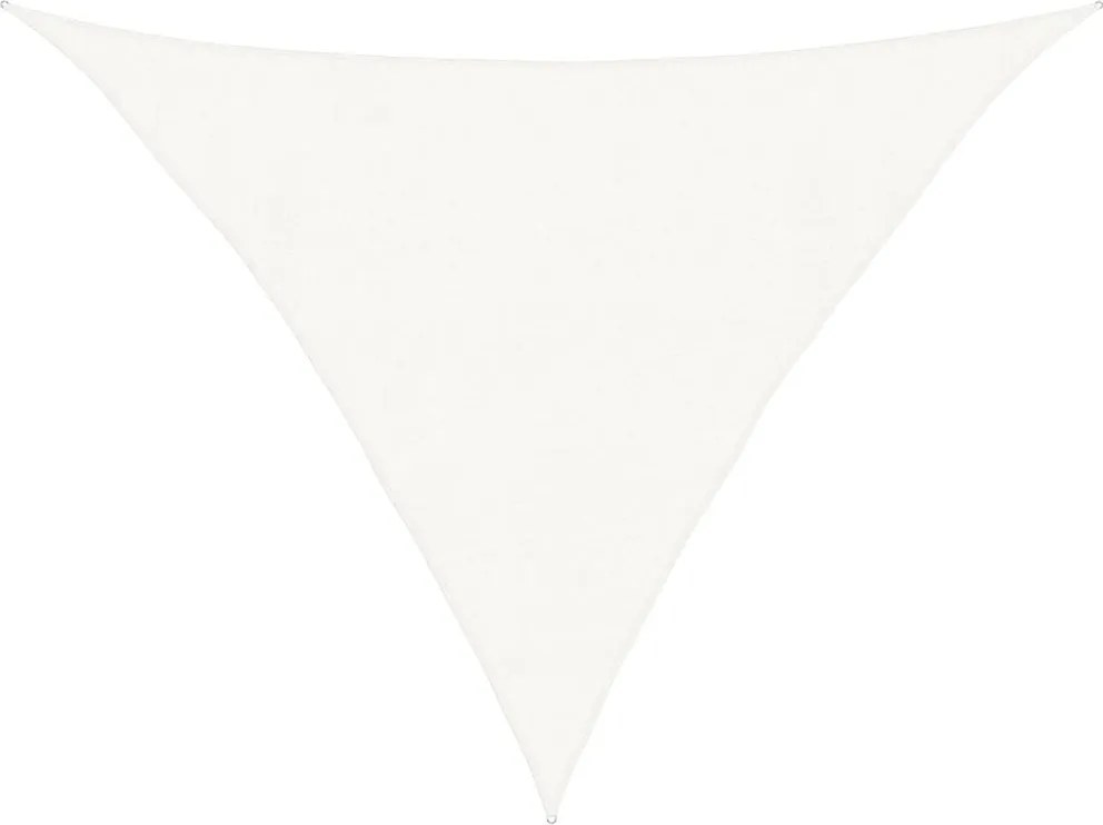 vidaXL Pânză parasolar, alb, 4x4x5,8 m, HDPE, 160 g/m²