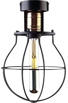 Plafoniera Manufacture E27 max. 1x60W, negru/alama