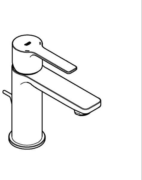 GROHE 32109GL1 - Baterie pentru lavoar LINEARE, aurie