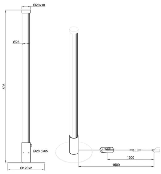 Lampă LED de masă dimabilă SMARAGD LED/6W/230V 3000-6000K Wi-Fi Reality