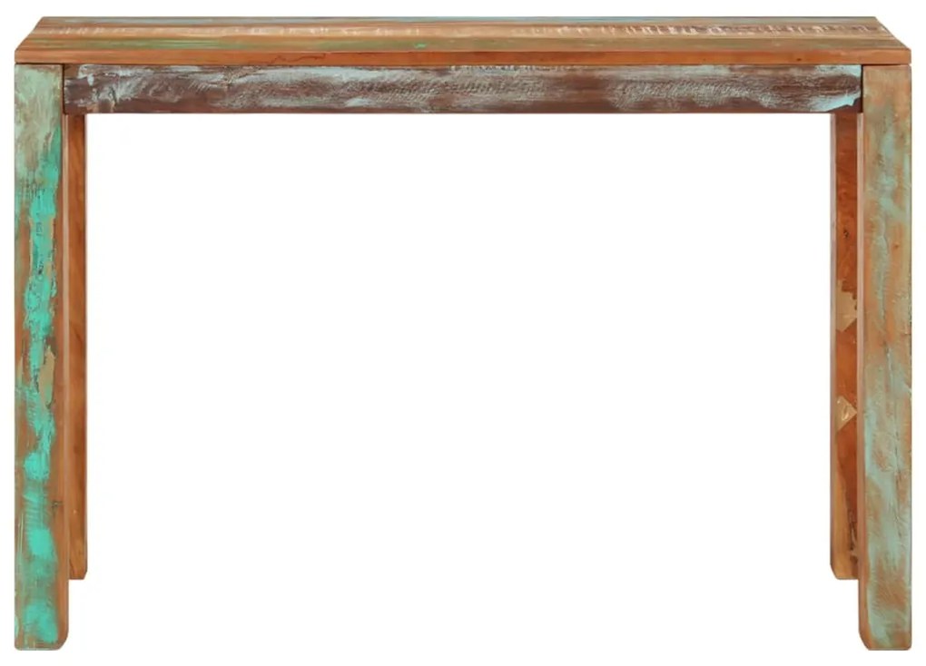 337271 vidaXL Masă consolă, 110x35x76 cm, lemn masiv reciclat