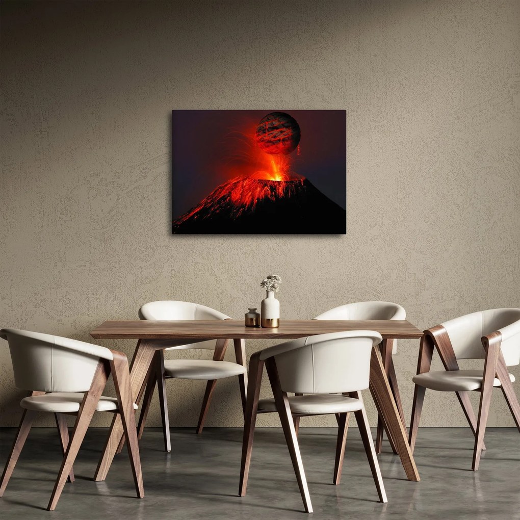 Tablou cu vulcan (70x50 cm)