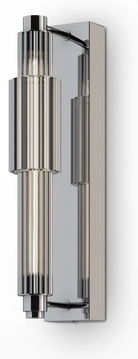 Aplica LED de perete design modern Verticale crom