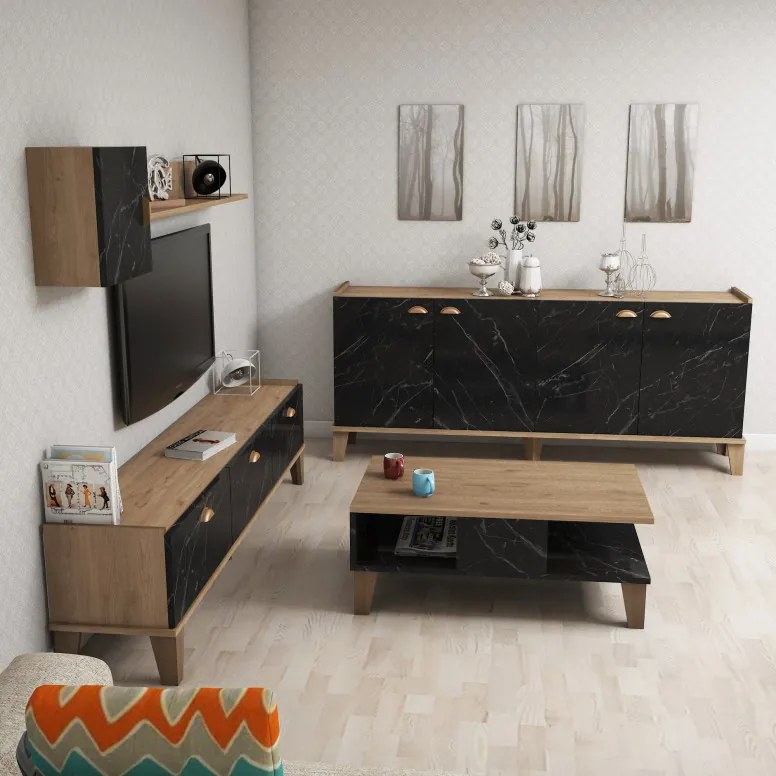 Set Complet Living Sumer G7030 Oak-Marble