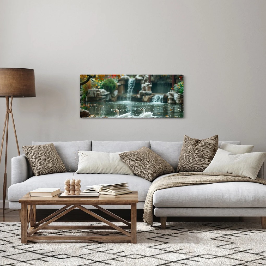 Tablou - iaz asiatic (120x50 cm)
