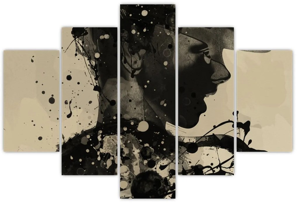 Tablou - Femeie de jazz (150x105 cm)