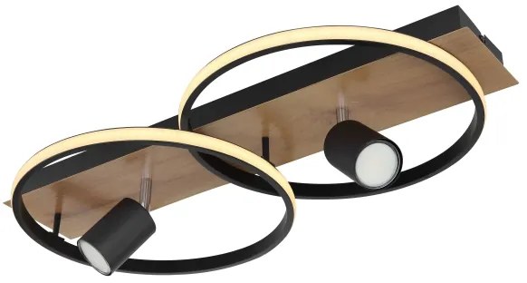 Plafonieră LED Globo 67309-36 DANNY 2xLED/18W/230V + 2xGU10/35W/230V