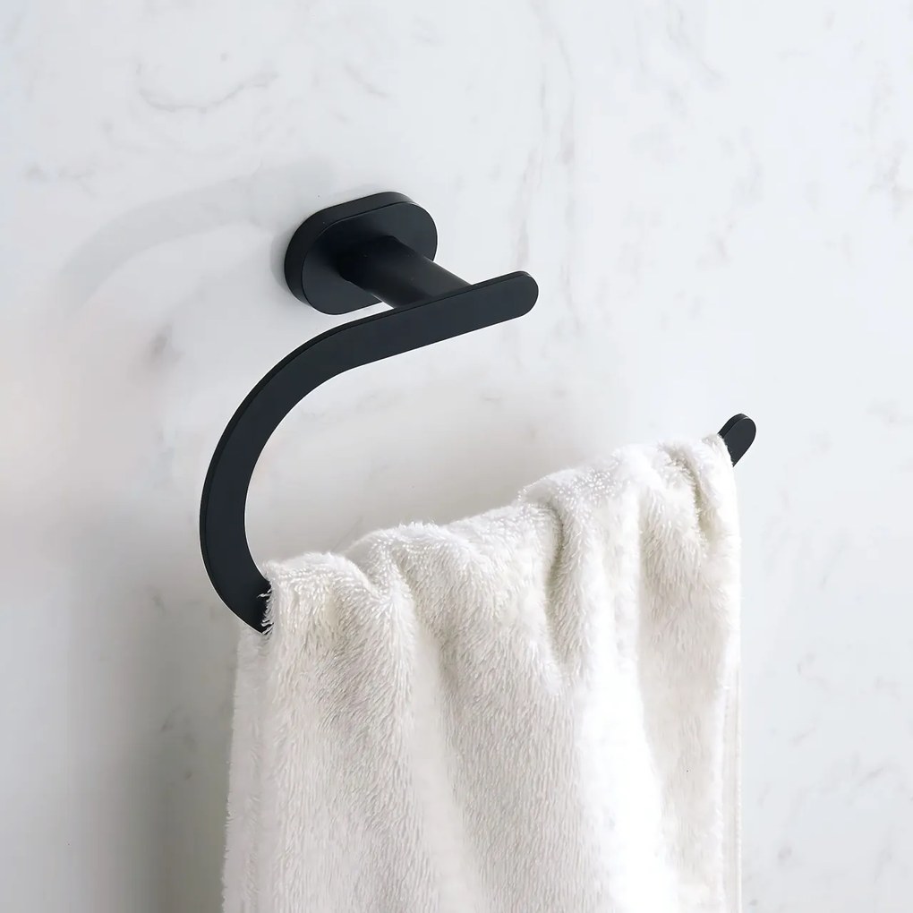 Cuier de baie Ring 110 Til Black