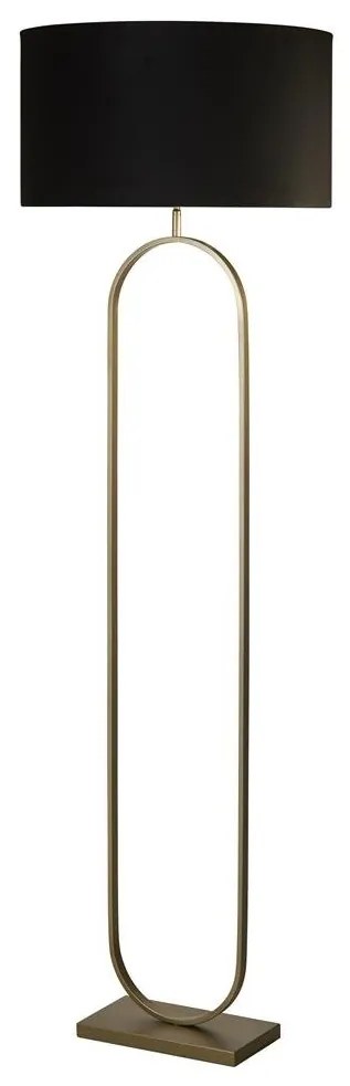 Lampadar/Lampa de podea decorativa Modish bronz/negru