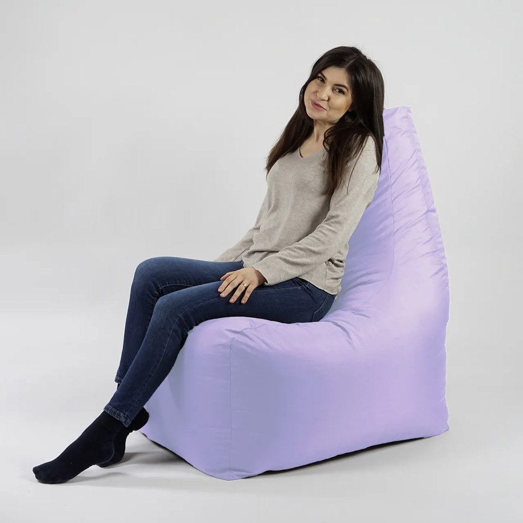 Fotoliu tip Scaun Sunlounger EVO XL Pufrelax, material impermeabil, Lilac