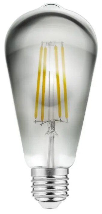 Bec cu filament E27, cu lumină albă caldă 6 W – GTV