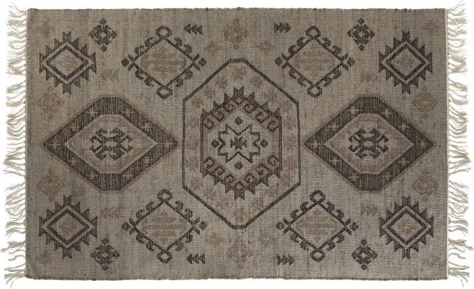 Covor kilim decorativ natural din iută și bumbac , "Kilim"