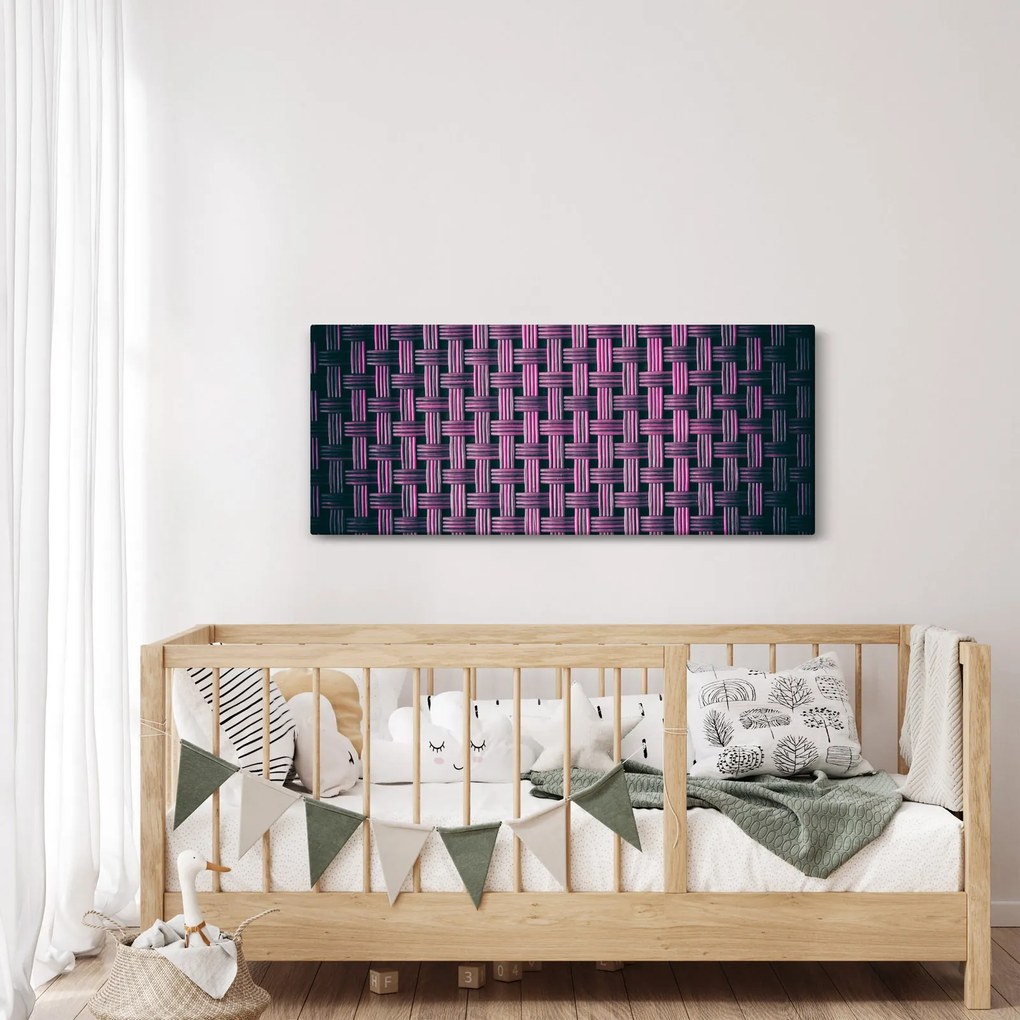 Tabloul textura în mov (120x50 cm)