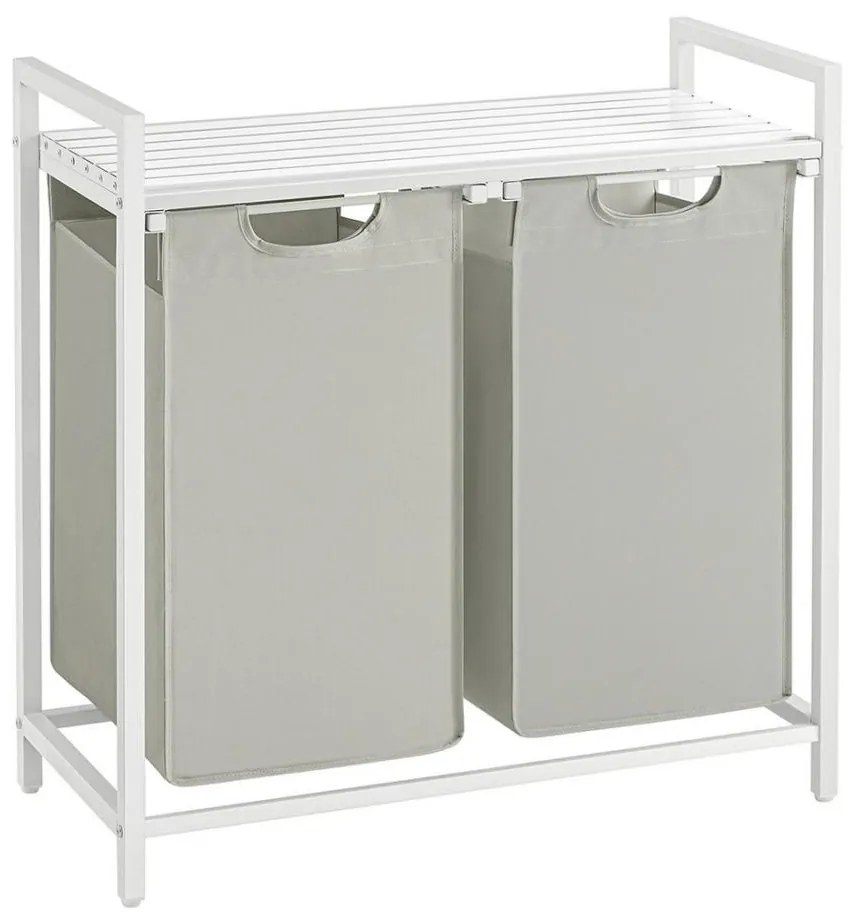 Coș pentru rufe REX alb