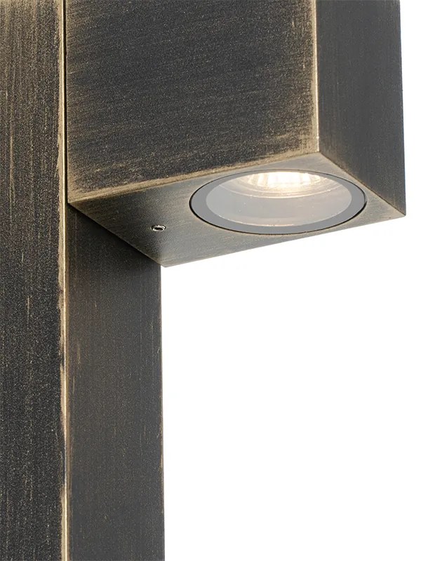 Lampă de podea industrială pentru exterior aur antic 65 cm IP44 - Baleno