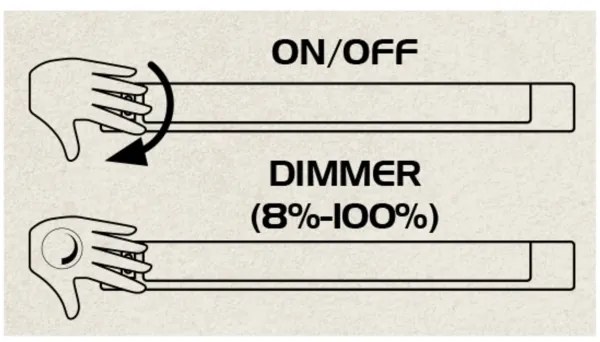 Rabalux 5674 - LED Lampă design minimalist dimmabilă HANSON LED/8W/230V