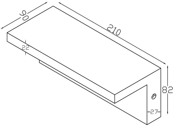Aplică LED de exterior LED/10W/230V 4000K IP54 Top Light