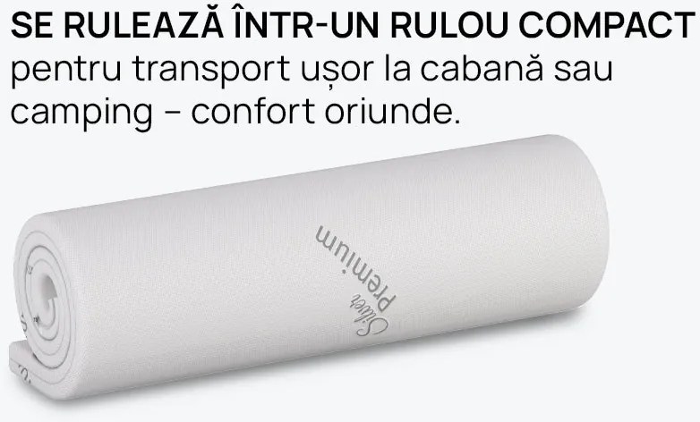 Topper saltea iSleep, SilverPlus, 200x200x5, Moale