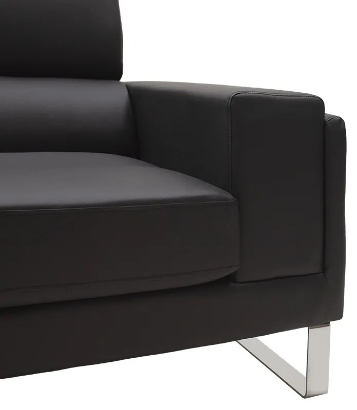 Set 2 canapele cu 2 locuri Shea Pako World Negru 198x80x87 cm