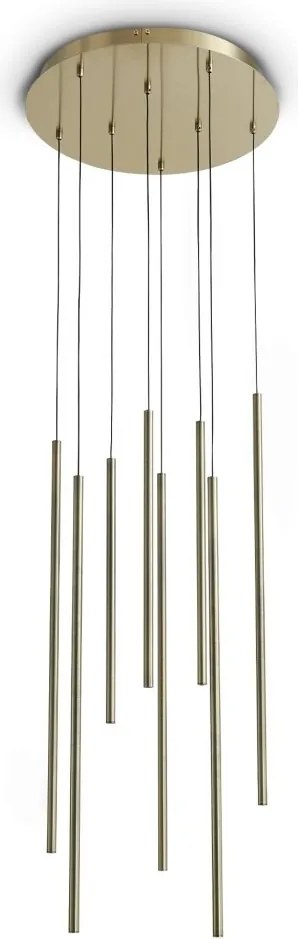 Lustra suspendata LOOK LED SP8 ROUND DROP D16 ON-OFF OT 3000K