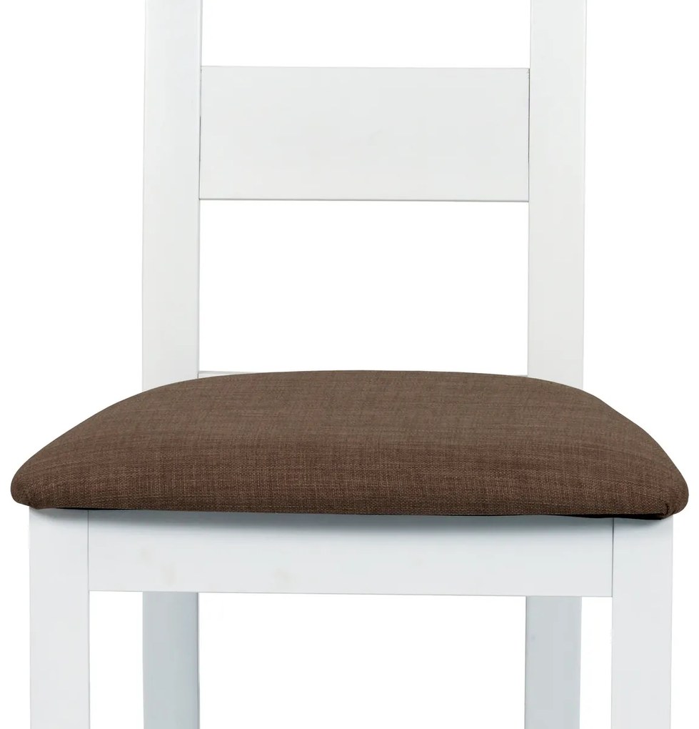 Set de scaune de sufragerie BC-2603 WT, alb, 2 buc