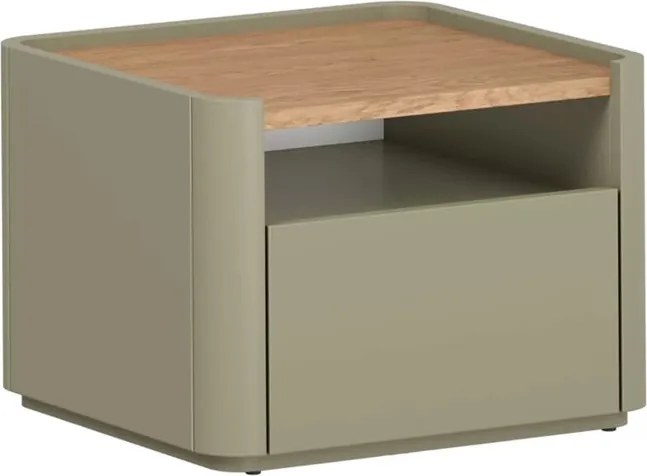 Noptieră Elivo 50 cm cu sertar - eucalipt / stejar baltic dune