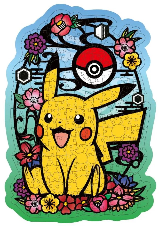 PUZZLE LEMN PIKACHU 300 PIESE - RAVENSBURGER (RVSPA00761)