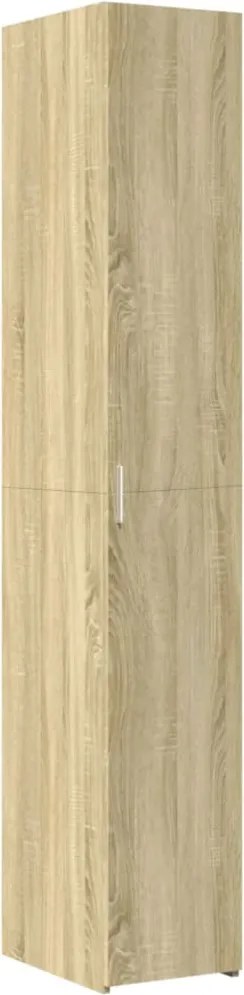 vidaXL Dulap înalt, stejar sonoma, 30x42,5x185 cm, lemn prelucrat