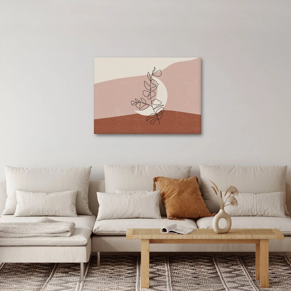 Tablou - Boho frunze N⁰2 (70x50 cm)