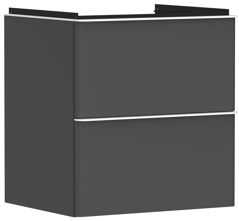 Hansgrohe Xelu Q dulap 58x49.5x60.5 cm sub chiuveta pe perete alb-gri 54024700