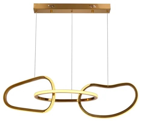 Candelabru LED ANNELI pe cablu, 30 W, 230 V, 80 cm, auriu