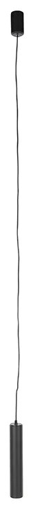 Lampă pendant de design neagră - Tuba Small