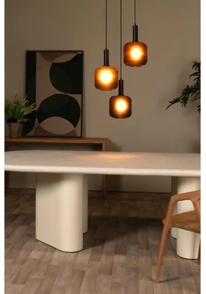 Lustră pe cablu Lucide 45405/13/30 ELOISE 3xE27/40W/230V negru