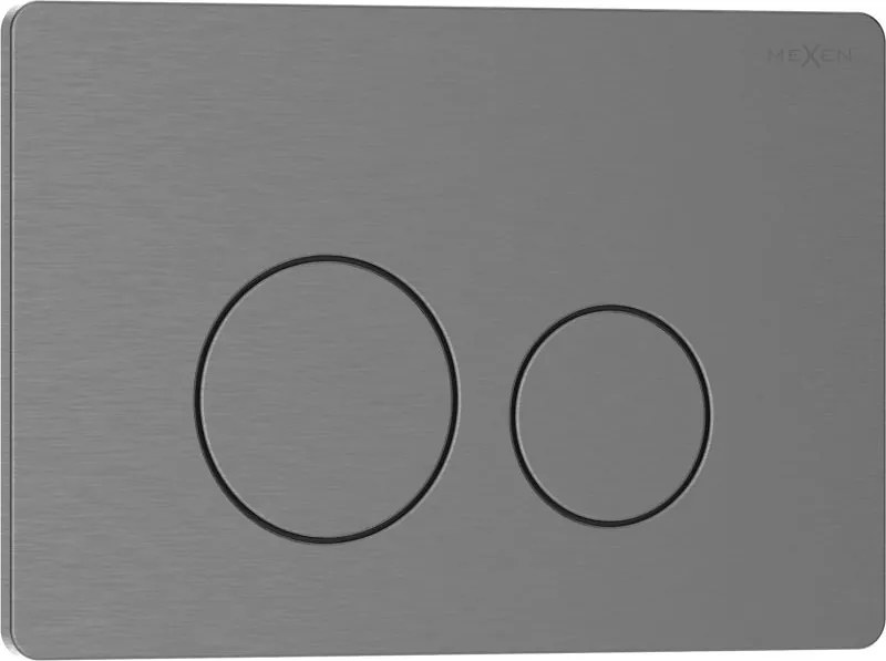 Mexen Tex 06 buton de spălare oțel inoxidabil, gun gray periat - 6106-12