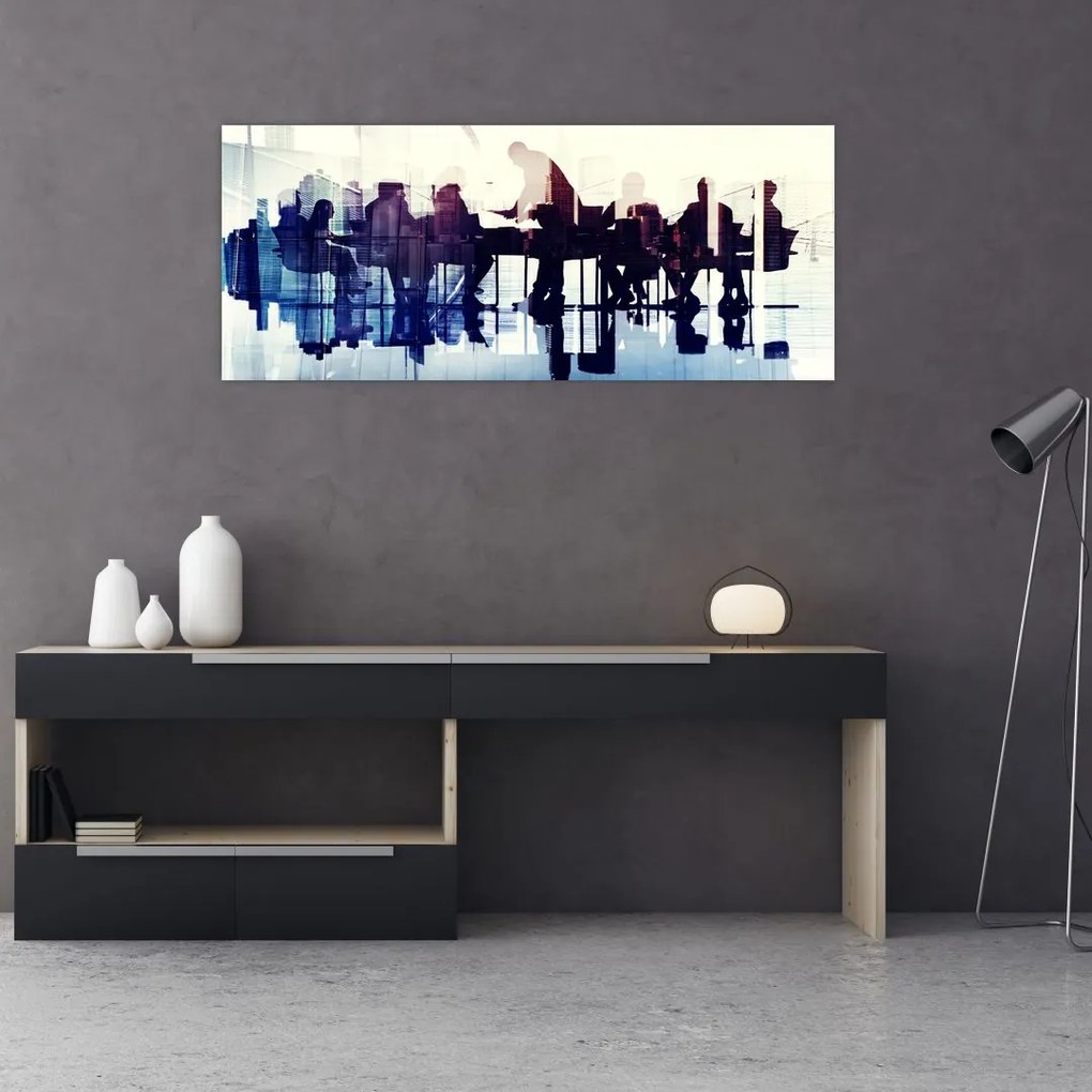 Tablou cu muzicieni (120x50 cm)