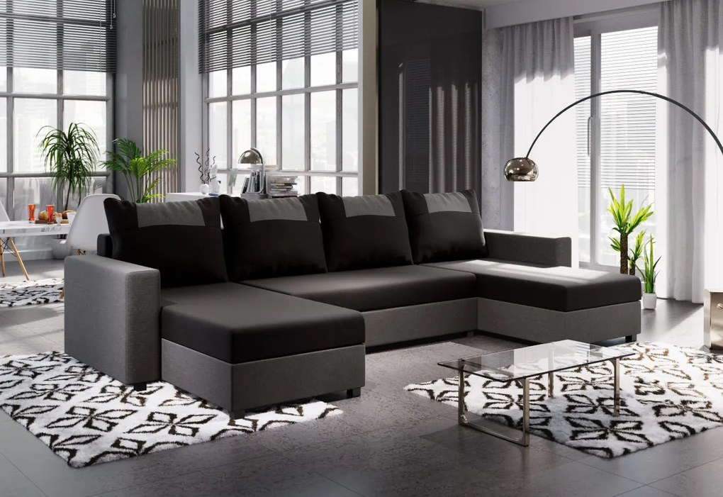 Supermobel Colțar extensibil în formă de U STAR, 303x140, sawana 05/sawana 14
