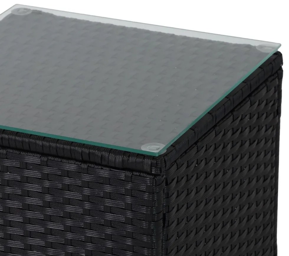 Set balcon gradina Celio - 2 locuri, negru
