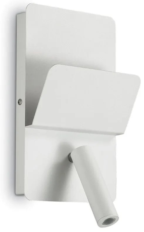 Aplica perete LED moderna reader directionabil cu port USB READ AP1 alba 176536