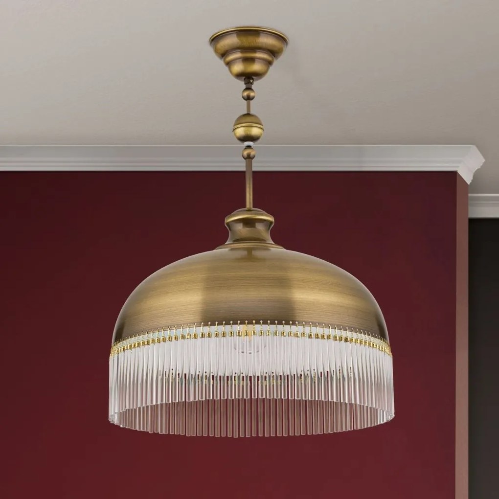 Lustra Art Nouveau STABCHENSERIE, patina