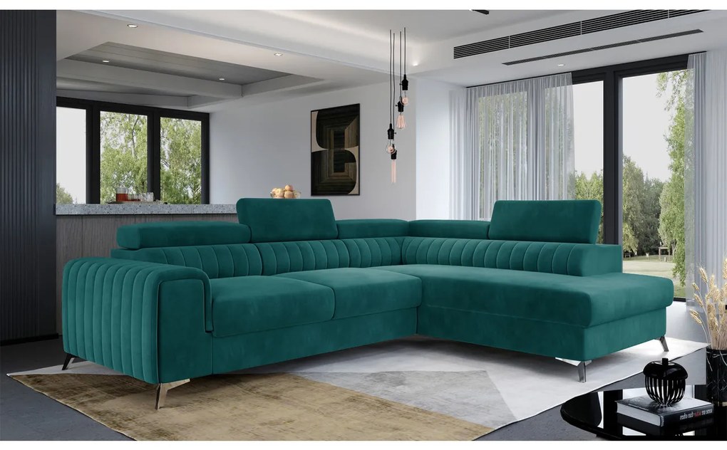 Coltar extensibil Laurence pe dreapta Matvelvet 75