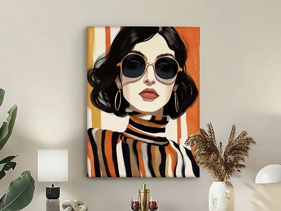 Tablou de perete decorativ Orange 90x120cm