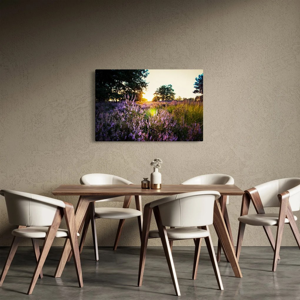 Tablou - Câmp cu lavandă (90x60 cm)