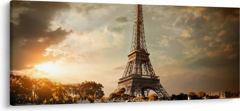 Tablou - Turnul Eiffel. Paris, Franța (120x50 cm)