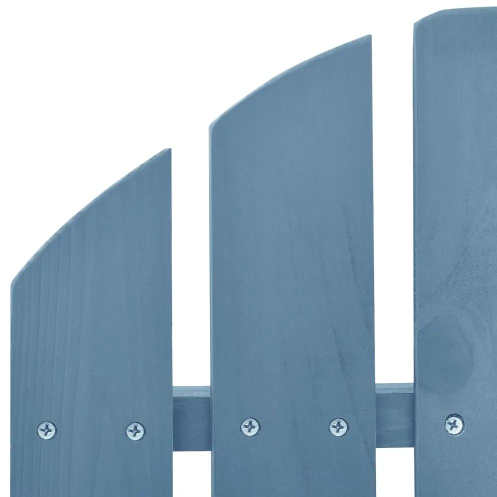 Scaun balansoar de gradina Adirondack albastru lemn masiv brad 1, Albastru