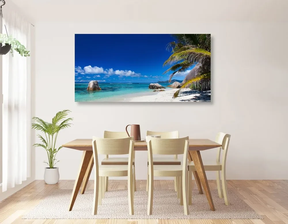 Tablou plaja din Anse Source