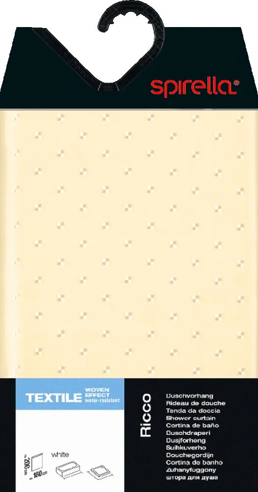 Perdea de duș 180x200 cm Ricco – Spirella