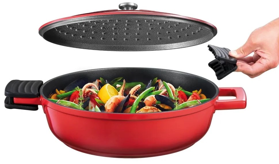 Oală din oțel inoxidabil adecvată pentru plita cu inducție Bordeaux – Tescoma