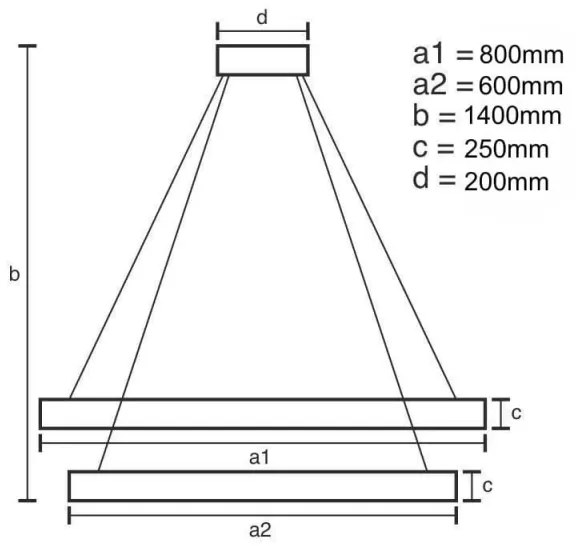 Lustră LED de cristal dimabilă pe cablu LED/190W/230V + telecomandă